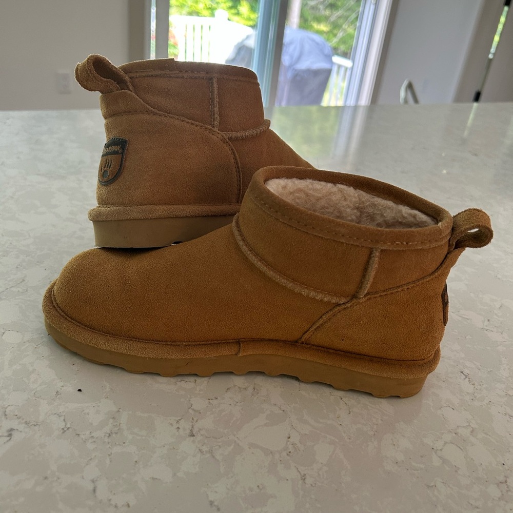 BearPaw Tan Ankle Boots